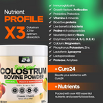 Cure24 Colostrum Supplement Superfood Peach Mango