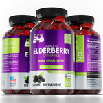 Elderberry Gummies with Vitamin c and zinc 120 count