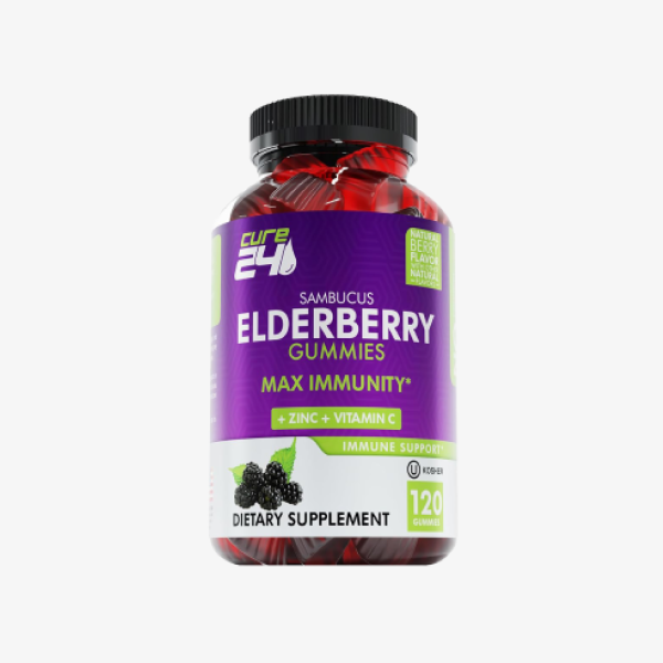 Elderberry Gummies with Vitamin c and zinc 120 count